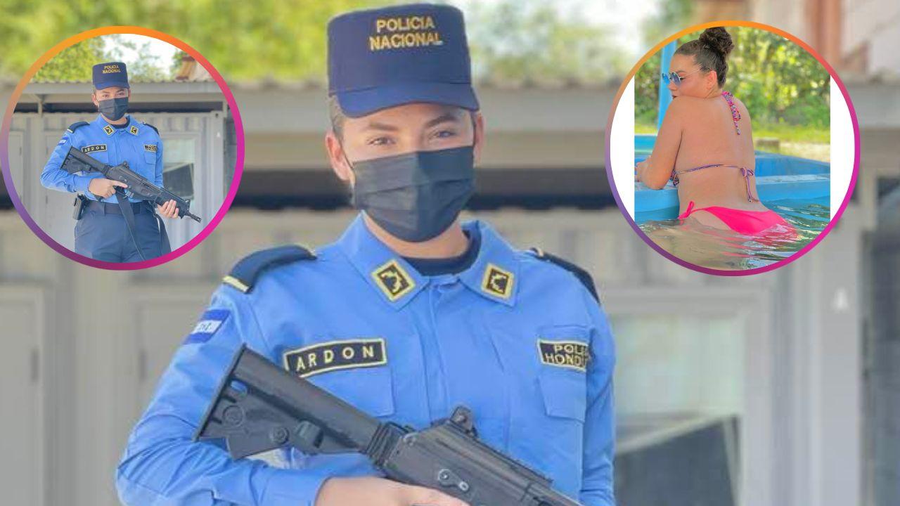 Imagen Principal de Nota: Tatiana Ardón lo vuelve a hacer y muestra como son las mujeres policías en Honduras