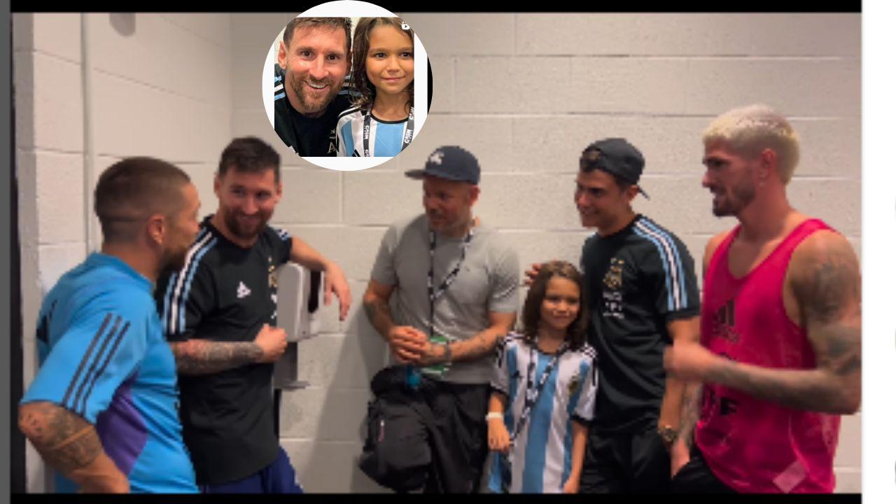 Imagen Principal de Nota: Hijo de Residente fue sorprendido por Leo Messi y varios jugadores argentinos, así reaccionó el pequeño