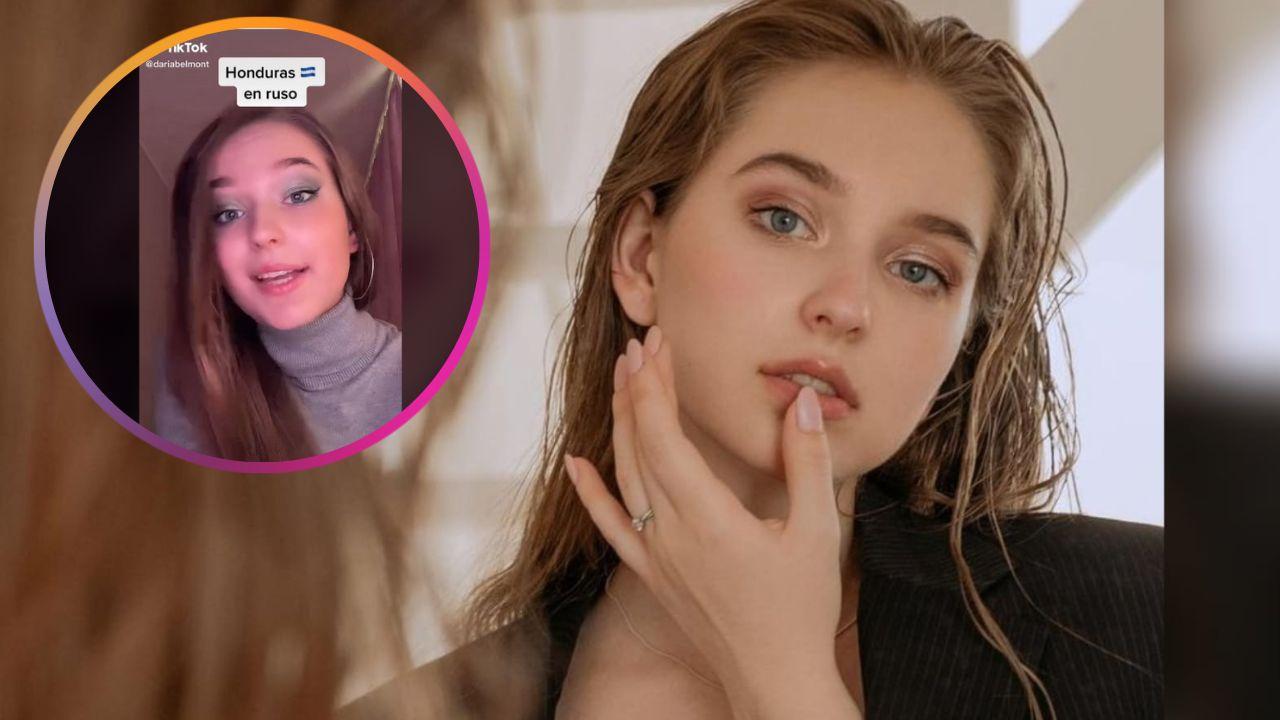 Imagen de Rusa conquista a hondureños al mencionar al país en sus videos de TikTok