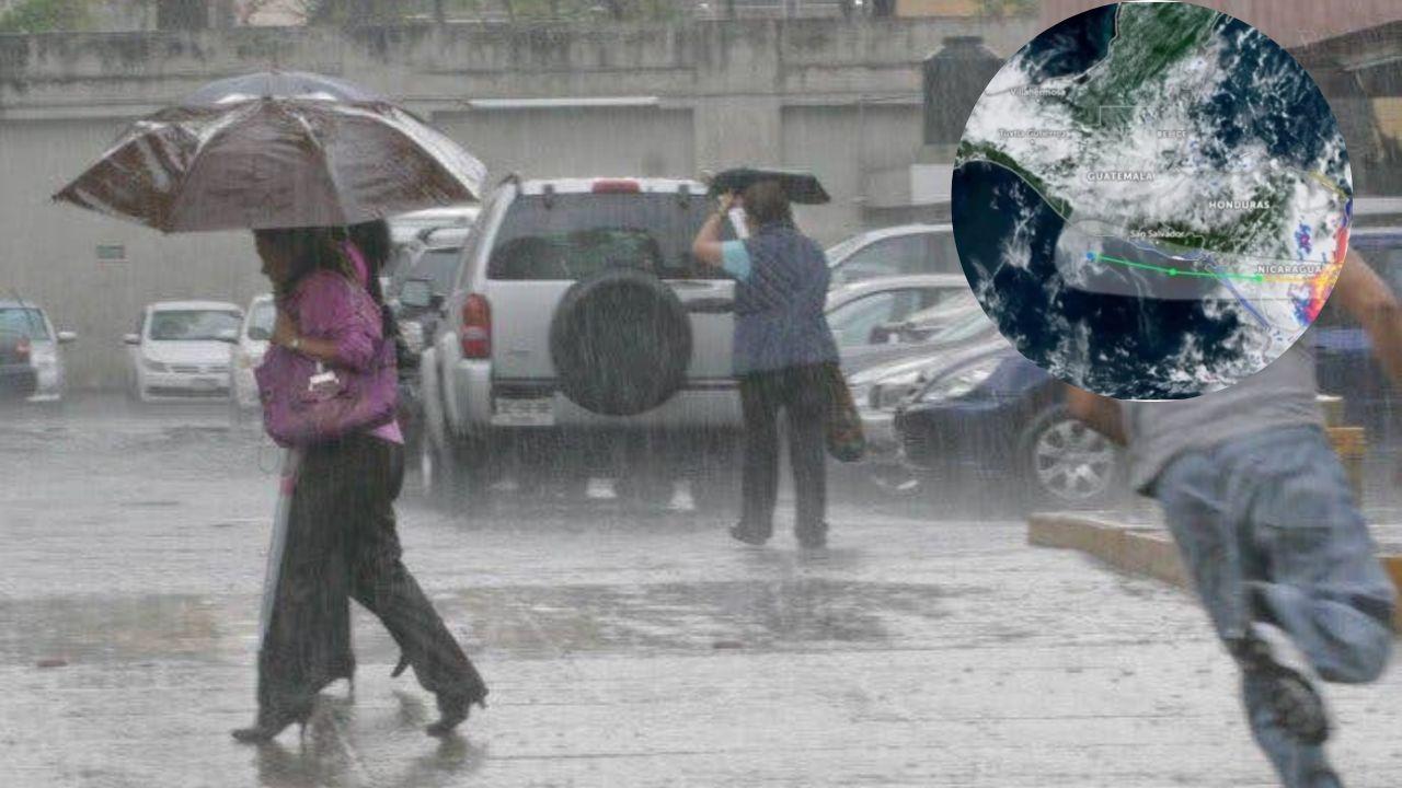Imagen Principal de Nota: Fuertes lluvias seguirán registrándose en Honduras producto de la tormenta Julia. Trayectoria en vivo