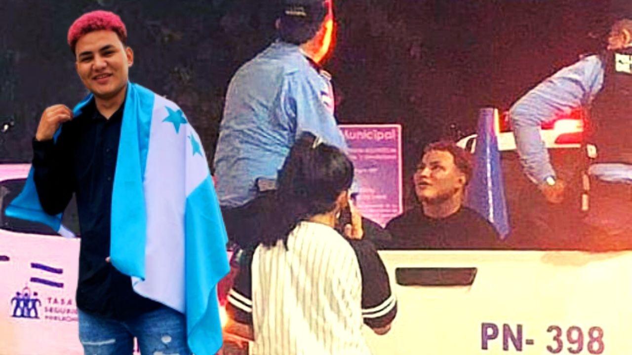 Imagen Principal de Nota: ‘A los que andan haciendo maldad no los capturan’: Tiktoker hondureño tras ser detenido por la policía