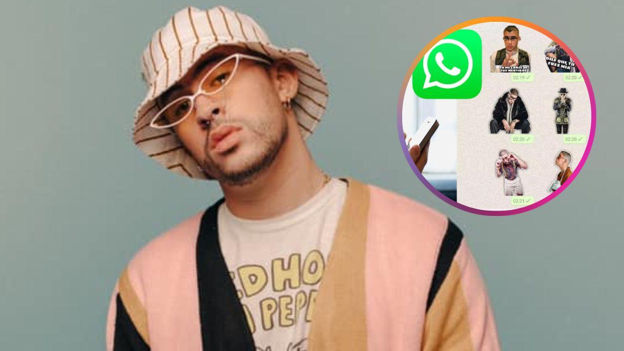 Imagen Principal de Nota: WhatsApp: Así puedes  tener los stickers de Bad Bunny en tu teléfono Android o iPhone