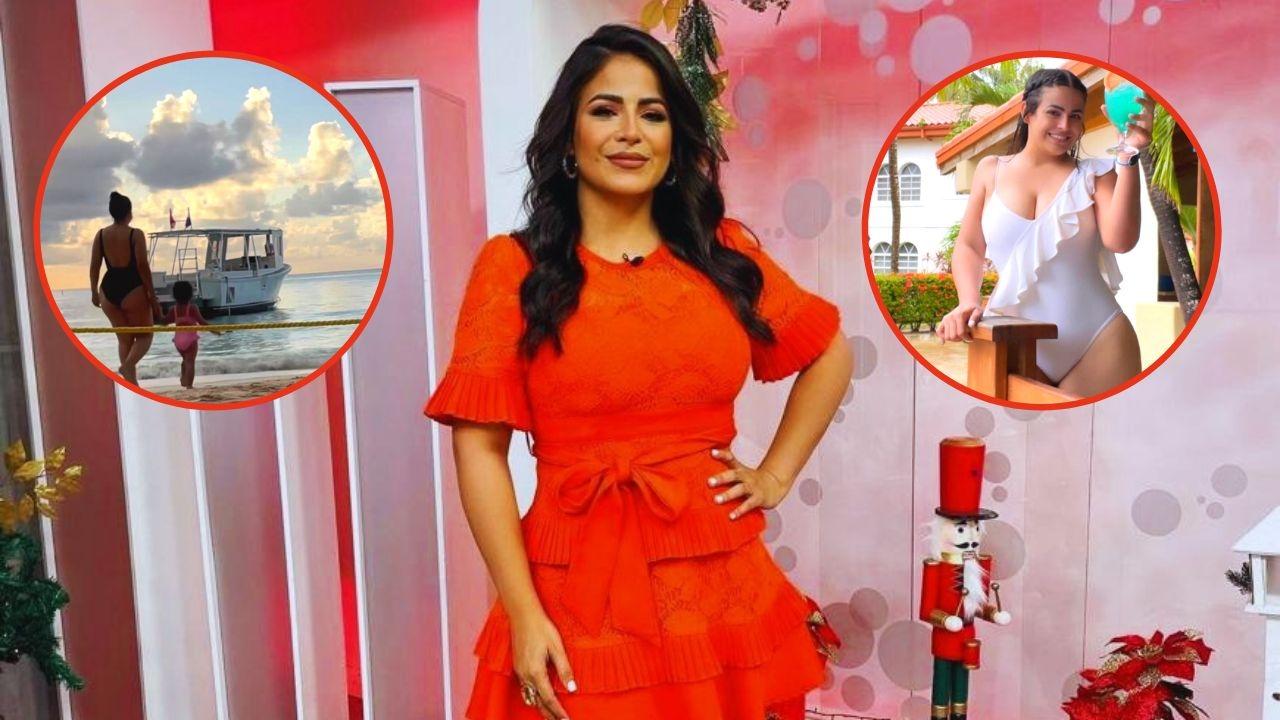 Imagen de Samantha Velásquez roba suspiros en traje de baño mientras festeja los dos años de su hija en Roatán