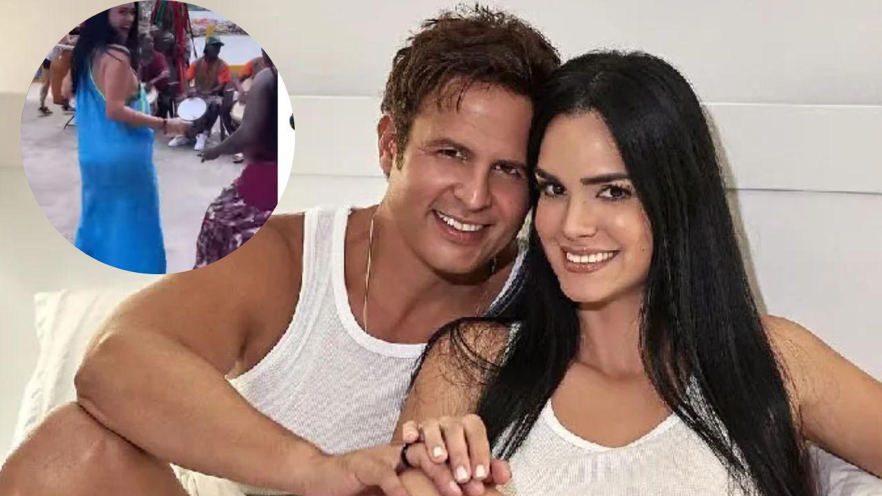 Imagen Principal de Nota: La actriz Scarlet Ortiz sorprende a su esposo bailando punta en Islas de la Bahía, Honduras