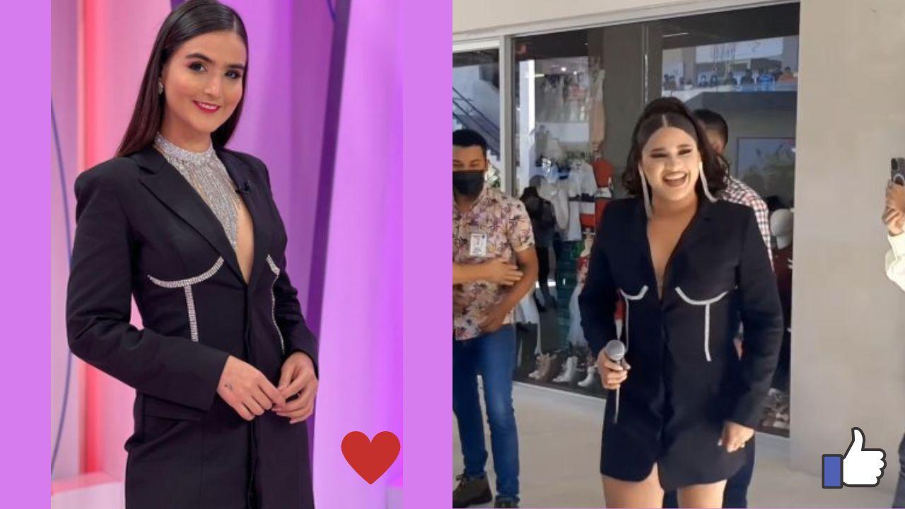 Imagen Principal de Nota: Cesia Sáenz y Gabriela Galeas modelan el mismo vestido ¿Quién luce mejor?