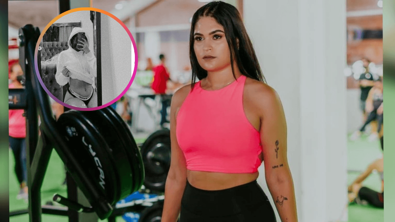 Imagen Principal de Nota: 'La Juanchi' desafía el frío y sorprende a seguidores con atrevida foto frente al espejo