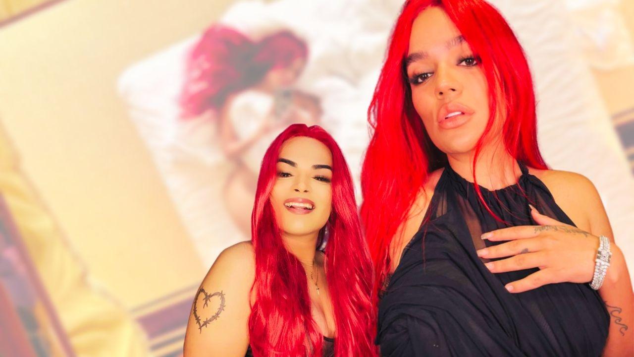 Imagen Principal de Nota: Imitador de Karol G recrea atrevida foto de la colombiana desde la cama