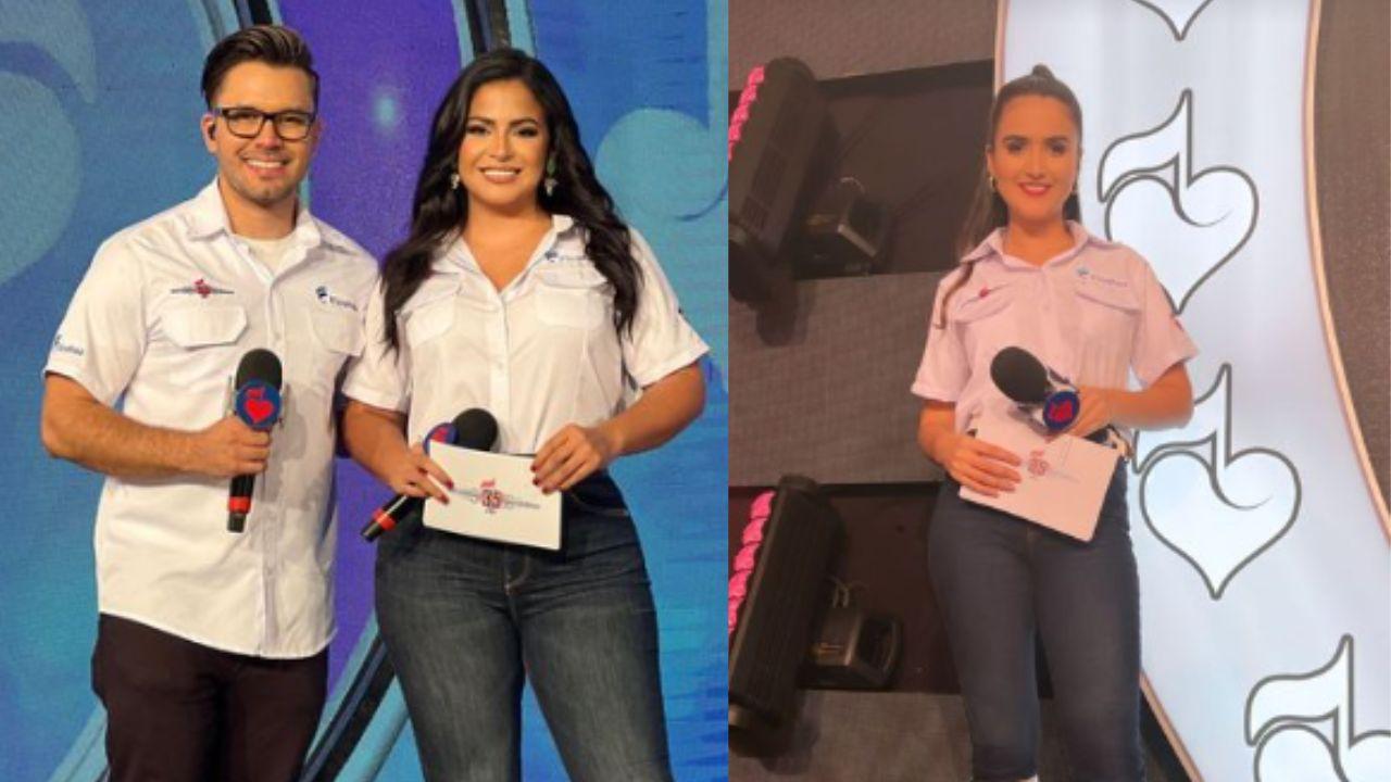 Imagen de Samantha Velásquez y Gabriela Galeas debutan como presentadoras en una Teletón