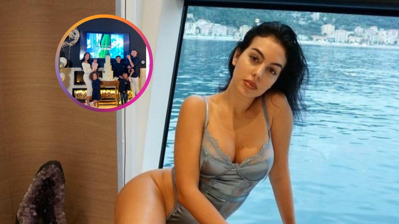 Imagen Principal de Nota: Georgina Rodríguez celebró su cumpleaños con lujosa fiesta junto a CR7 y sus hijos
