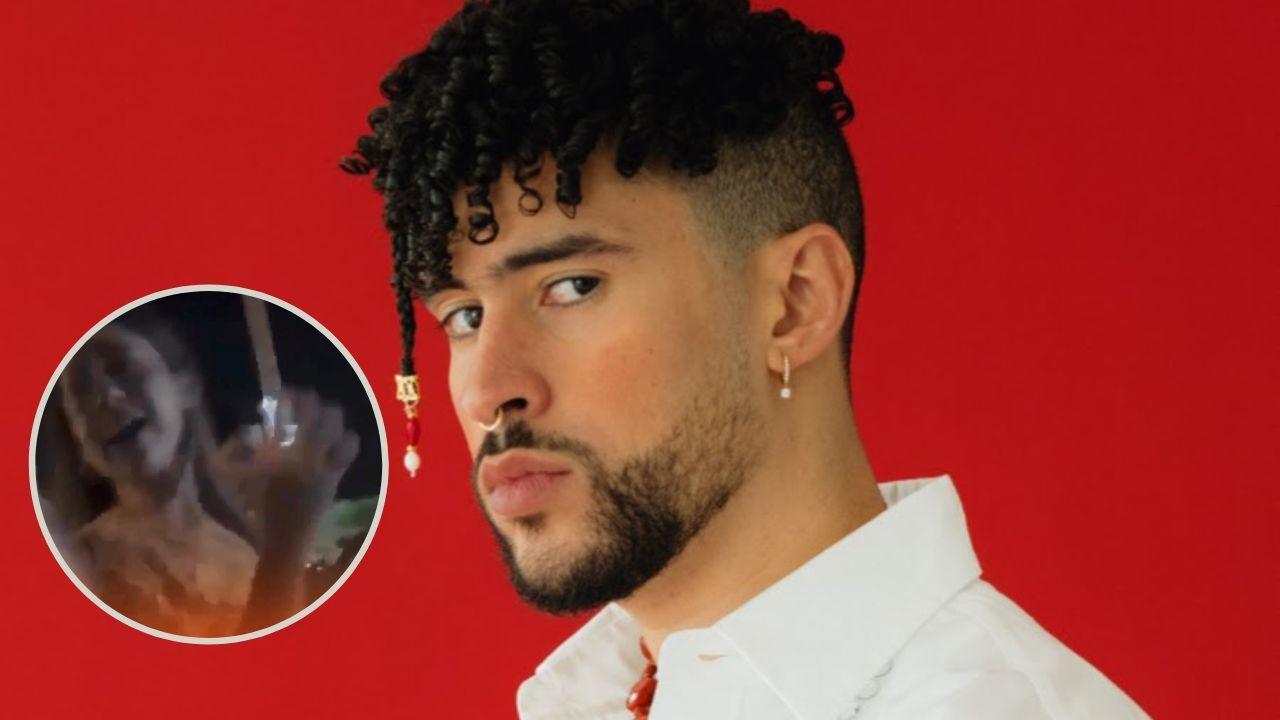 Imagen Principal de Nota: '¿Iniciando el 2023 bien cab..?' Bad Bunny le quitó y botó el celular a fanática que lo grababa