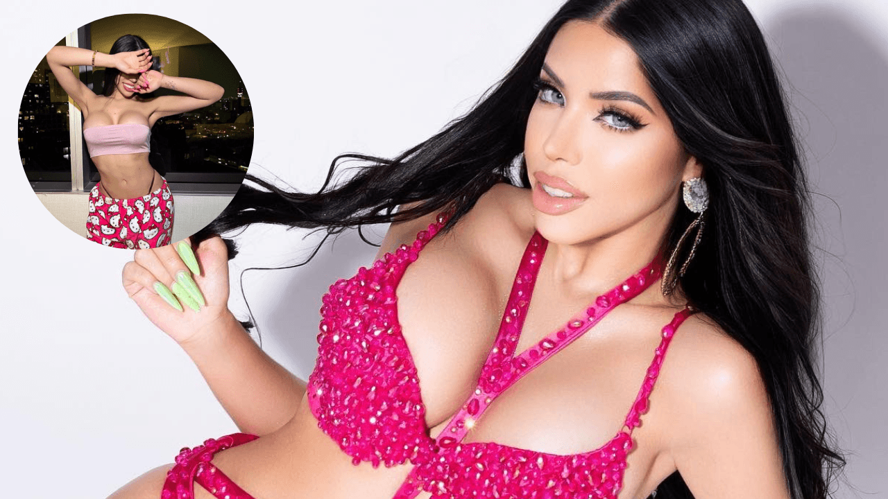 Imagen Principal de Nota: La influencer mexicana Yeri Mua reta las bajas temperaturas con sensual pijama