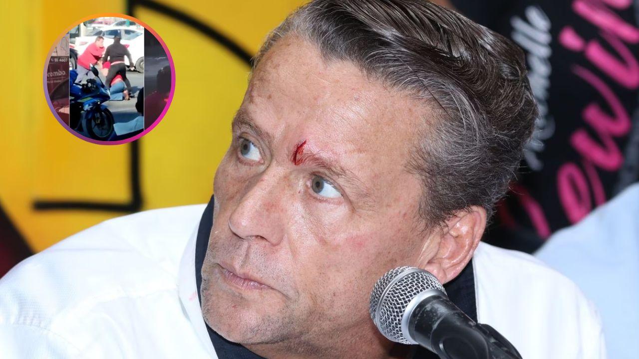 Imagen Principal de Nota: Alfredo Adame es nuevamente golpeado, tras discutir en plena vía pública