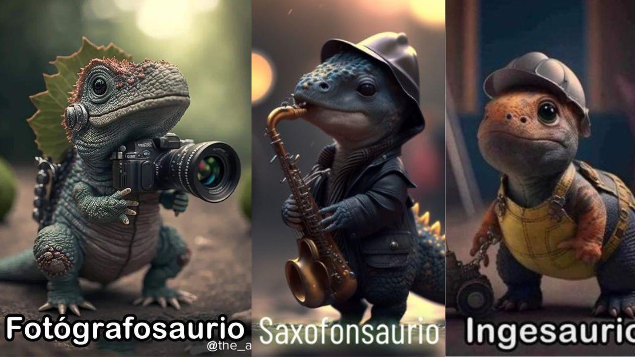 Imagen de ‘Dino-profesiones’: el origen de los famosos diseños que acaparan las redes