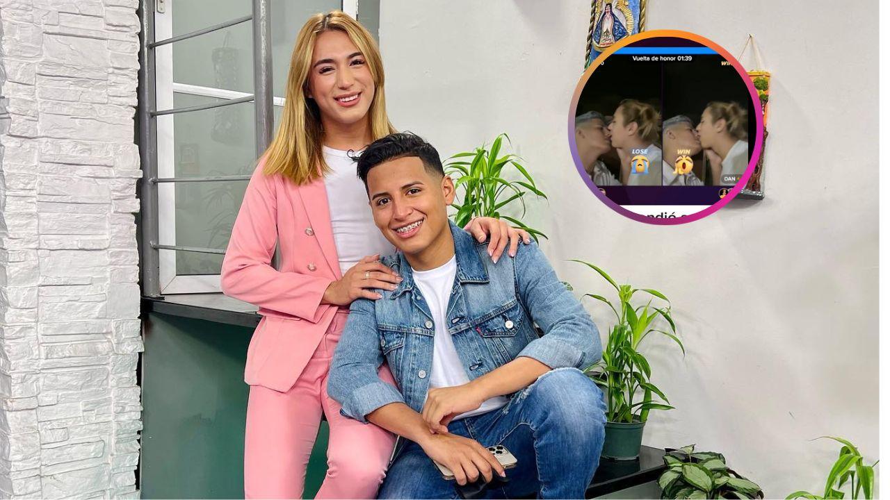 Imagen Principal de Nota: Con tremendo beso, ‘La Bicha Catracha’ confirma noviazgo con Daniel López