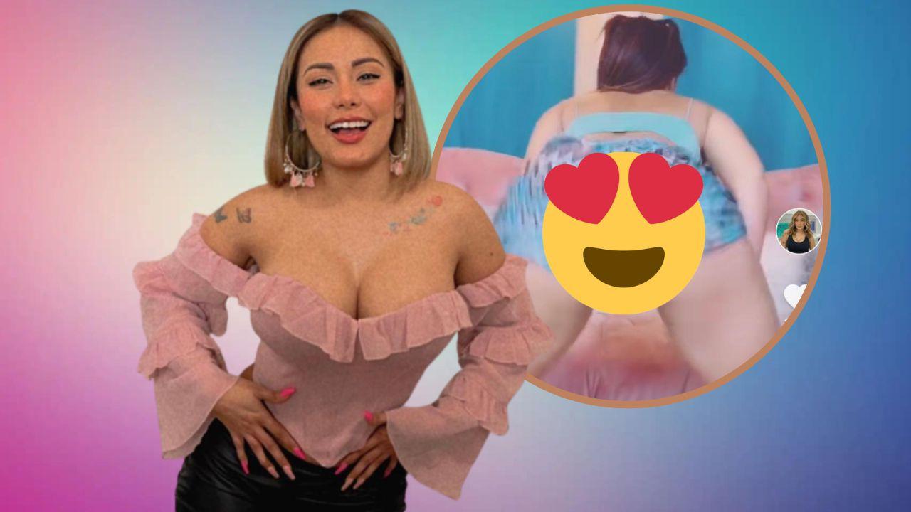 Imagen de Elsa Oseguera le cumplió reto a sus seguidores y realizó atrevido baile en el piso