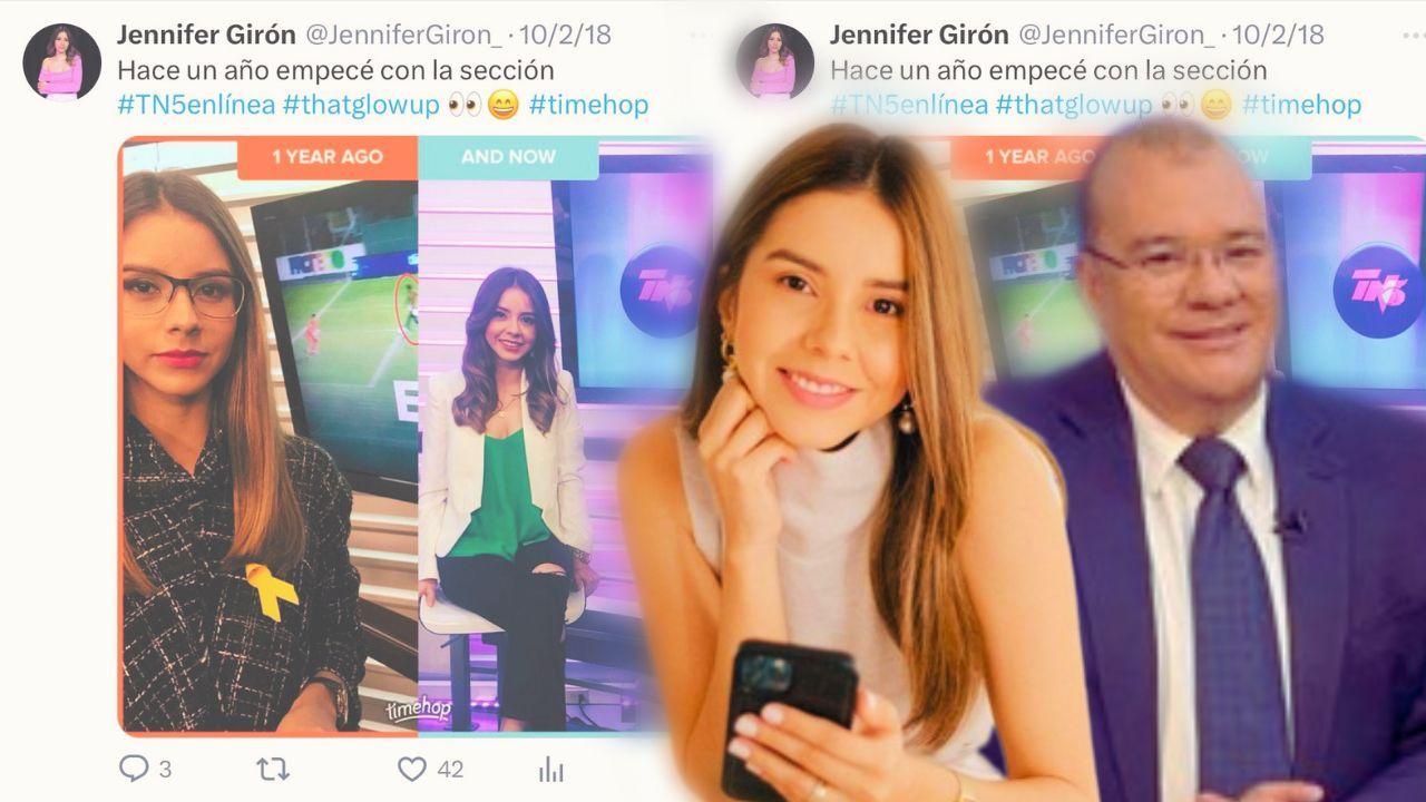 Imagen de Jennifer Girón revela cómo Renato Álvarez la impulsó para triunfar en Canal 5