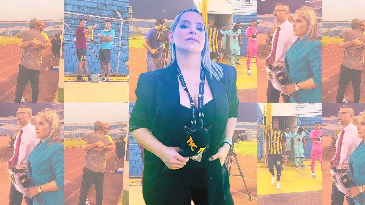 Imagen Principal de Nota: Tanya Rodríguez mostró lo que no se ve en la cobertura de un partido