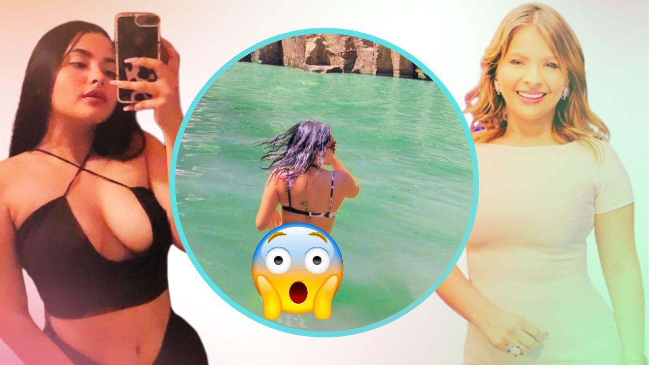 Imagen Principal de Nota: Hija de Cristina Rodríguez presume su belleza natural en traje de baño