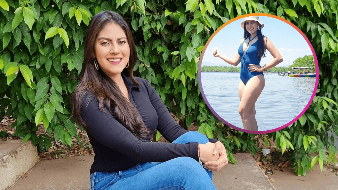 Imagen de Francis Espinal cautiva en atrevido traje de baño desde las playas de San Lorenzo, Valle