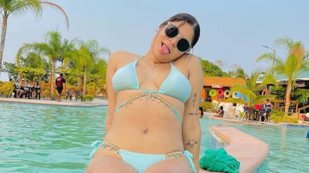 Imagen Principal de Nota: 'Juanchi' perreó en la pared vestida de Stitch