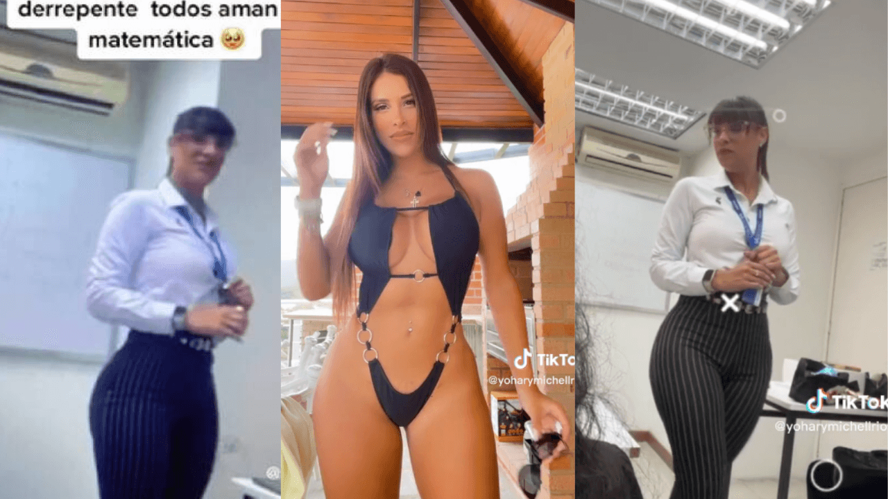 Imagen Principal de Nota: Maestra de matemáticas se vuelve tendencia en TikTok por su espectacular figura