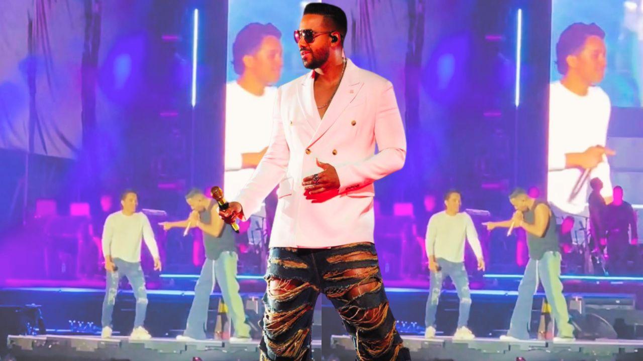 Imagen Principal de Nota: Romeo Santos se sorprendió al escuchar cantar a guatemalteco durante su concierto