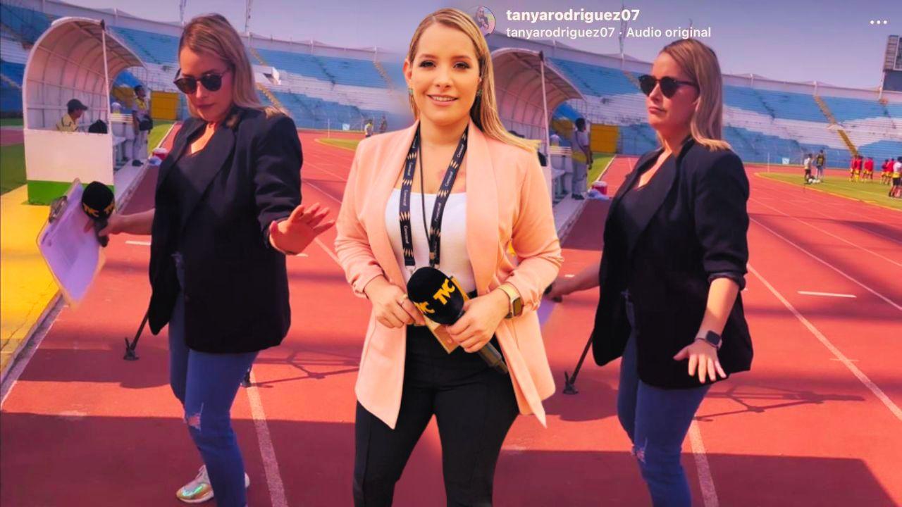 Imagen de Tanya Rodríguez baila punta detrás de cámara