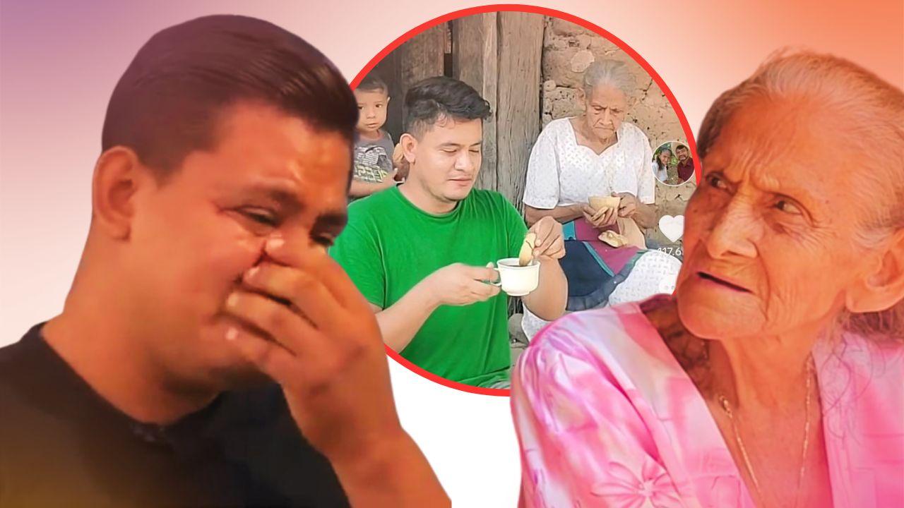 Imagen de 'Mamita yo la quiero mucho': tiktoker rompe en llanto al hablar de su abuelita viral