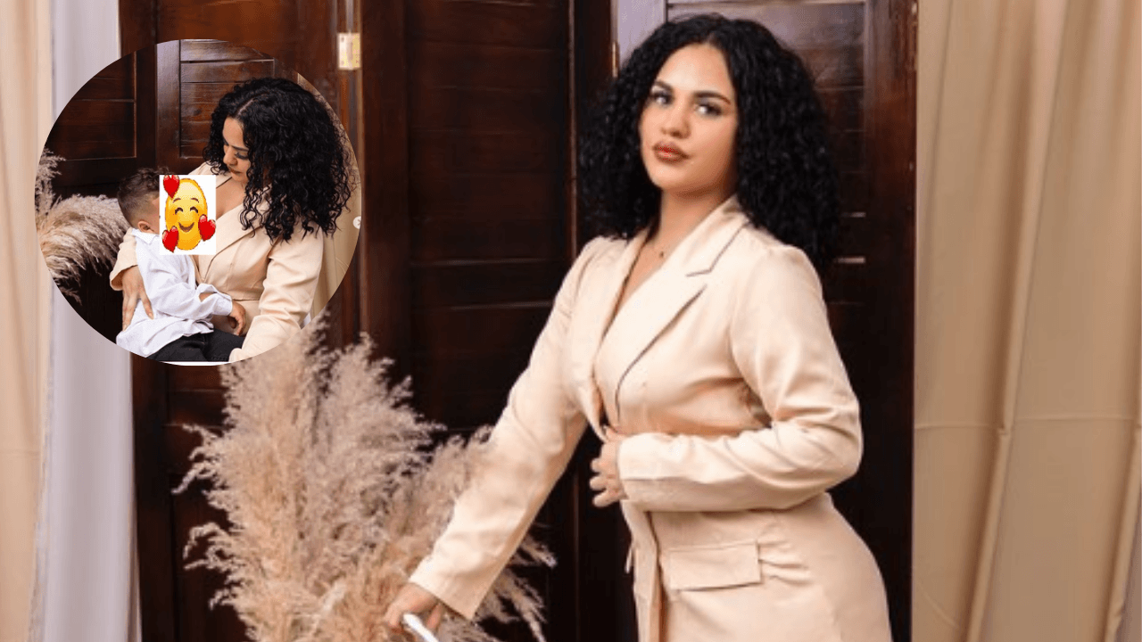 Imagen Principal de Nota: Akasha Murillo, novia de Supremo, comparte tiernas fotos junto a su hijo