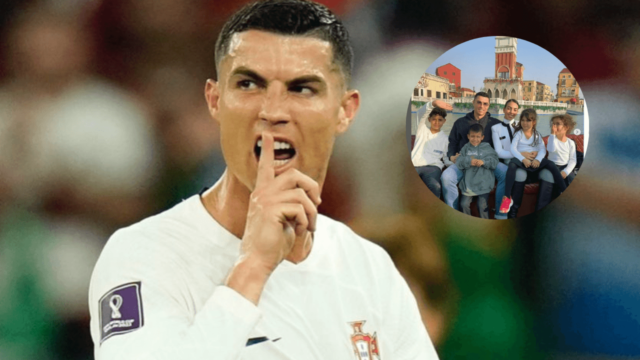 Imagen Principal de Nota: VIDEO: Cristiano Ronaldo es traicionado en su propia casa por uno de sus hijos