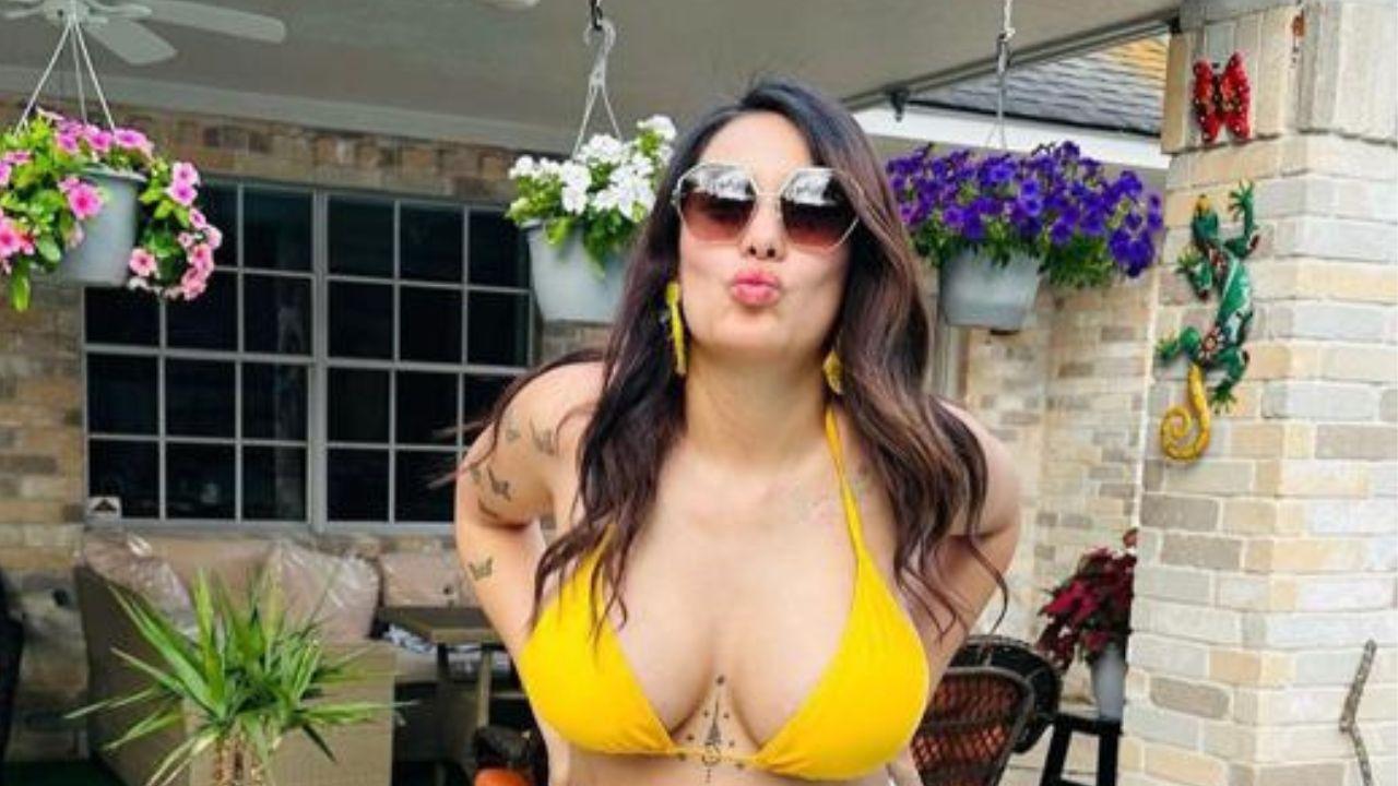 Imagen Principal de Nota: Elsa Oseguera presume su pancita de embarazo en traje de baño