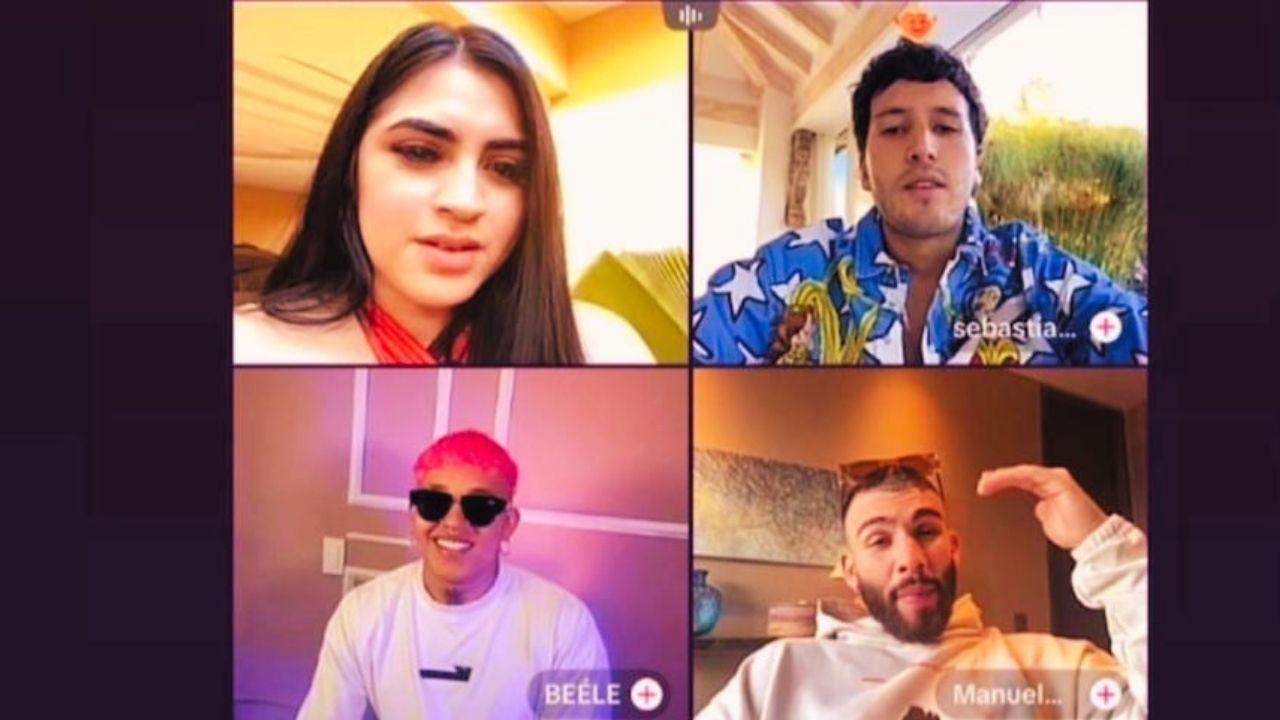 Imagen Principal de Nota: Roxanna Somoza en transmisión en vivo con Sebastián Yatra, Manuel Turizo y Belé