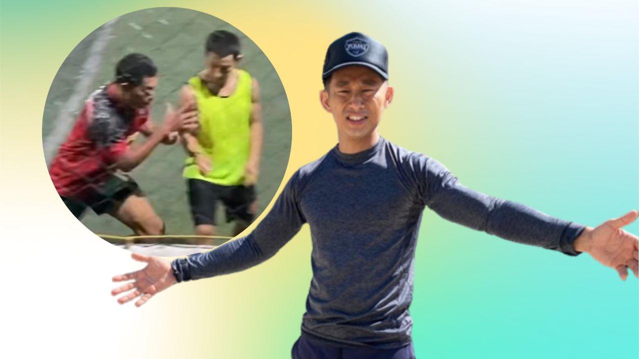 Imagen Principal de Nota: ‘Soy peso pluma’: Shin Fujiyama cuando lo golpean en el fútbol