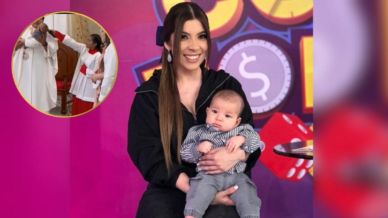 Imagen Principal de Nota: Luka Fernando, hijo de Laura Meza, fue presentado ante la iglesia ¡Aquí las tiernas fotos!