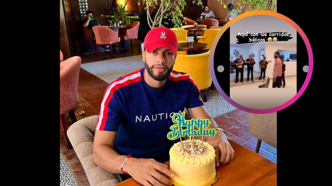Imagen Principal de Nota: Nelson Muñoz, jugador del Olancho celebró su cumpleaños a ritmo de Peso Pluma