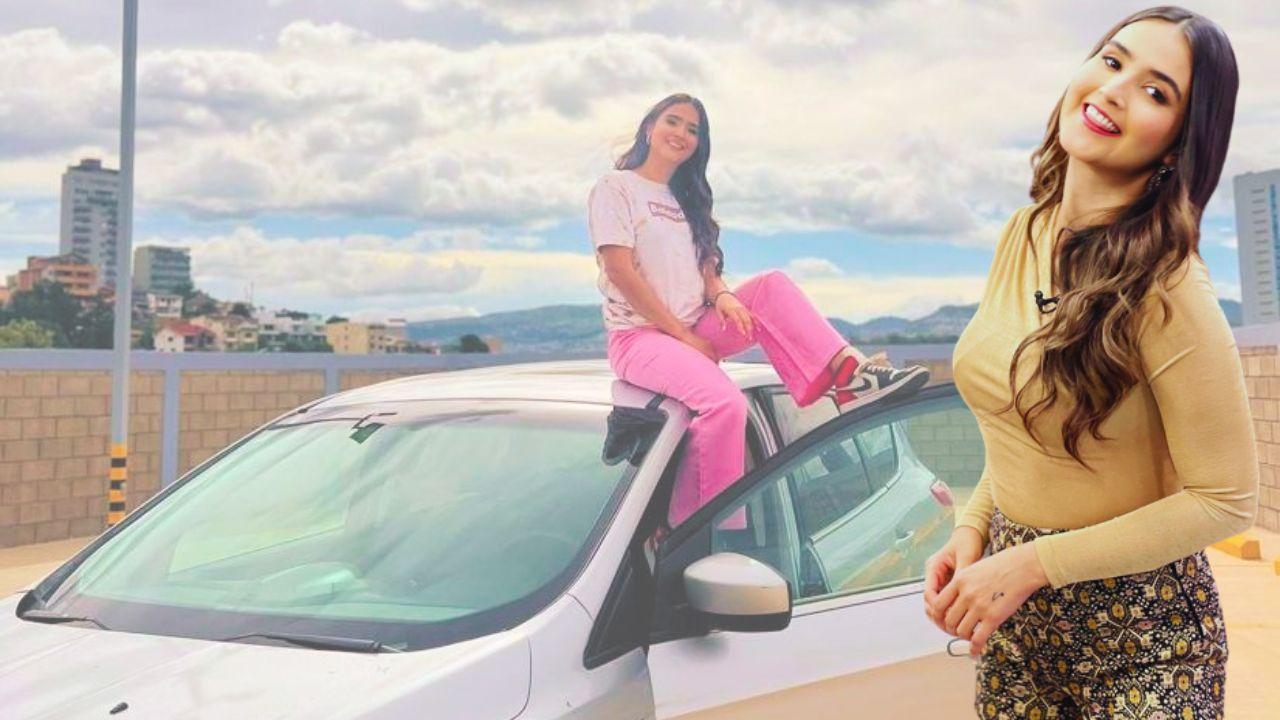 Imagen de Gaby Galeas se regala un carro y comparte emotivo mensaje; vendió el anterior para estudiar