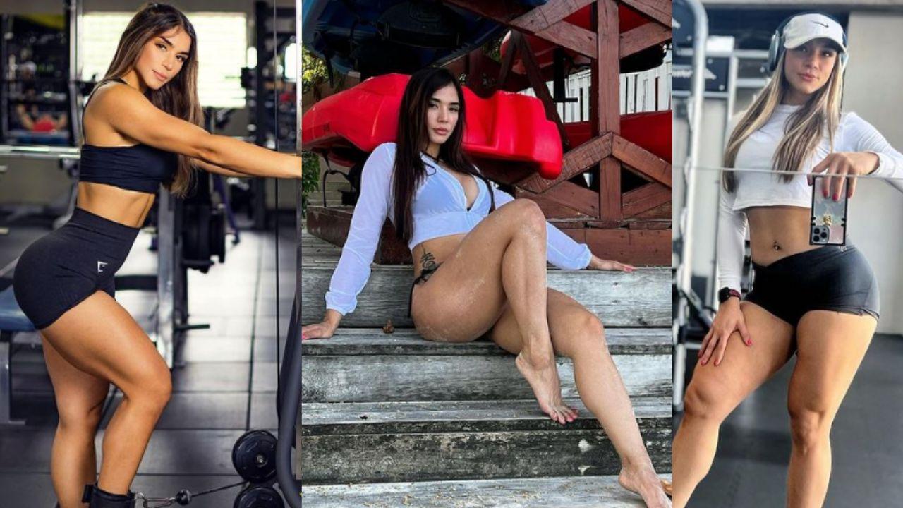 Imagen Principal de Nota: Gissel Carías, hondureña que es sensación por su espectacular figura y sus rutinas de ejercicio