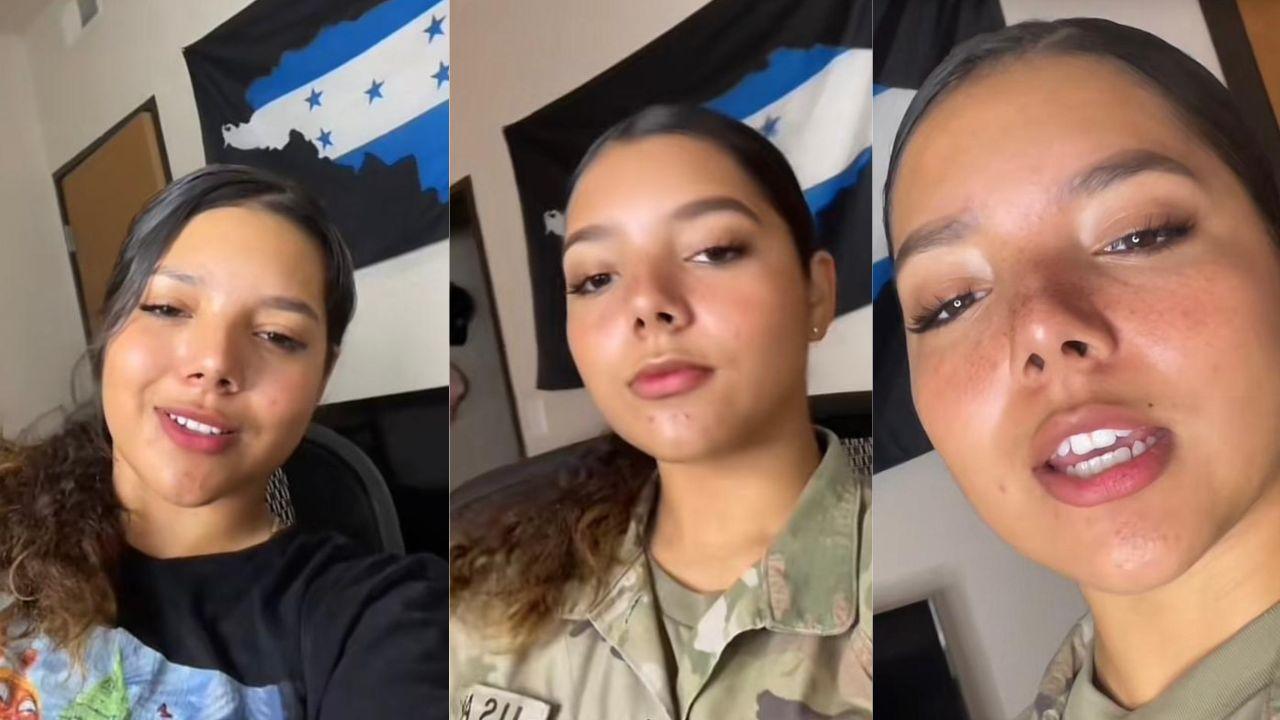 Imagen Principal de Nota: 'La Bizcochita', la militar hondureña que inspira en las redes sociales con sus bailes