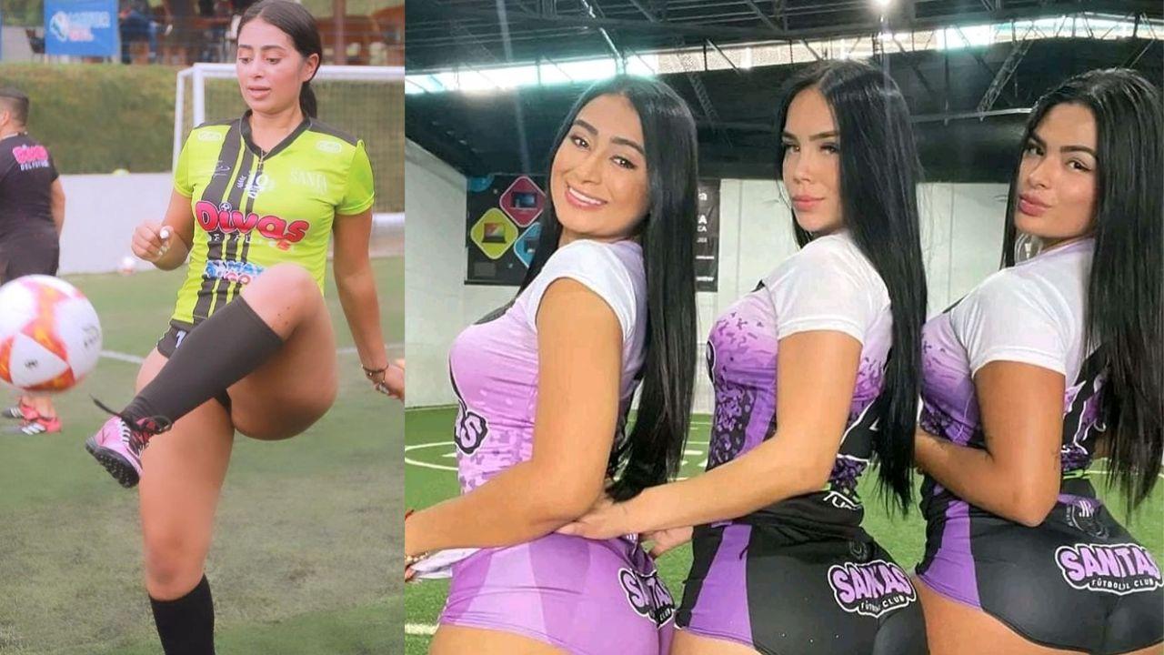 Imagen de Equipo de fútbol femenino está causando sensación por sus atractivas jugadoras