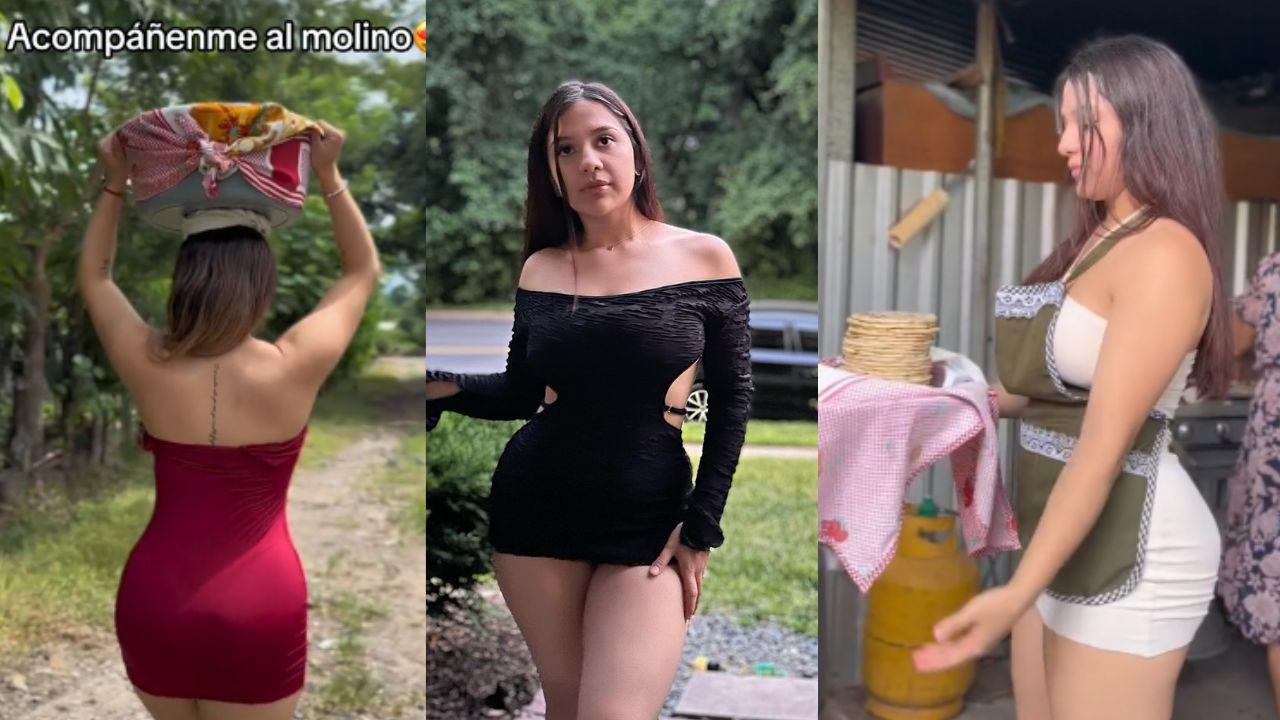 Imagen de Haciendo tortillas, hondureña conquista a sus seguidores en TikTok