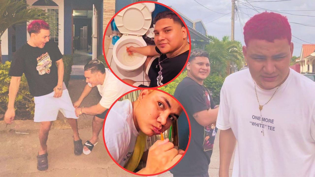 Imagen Principal de Nota: Yonuelito en polémica tras meter al inodoro el cepillo de dientes de su amigo antes de que lo usara