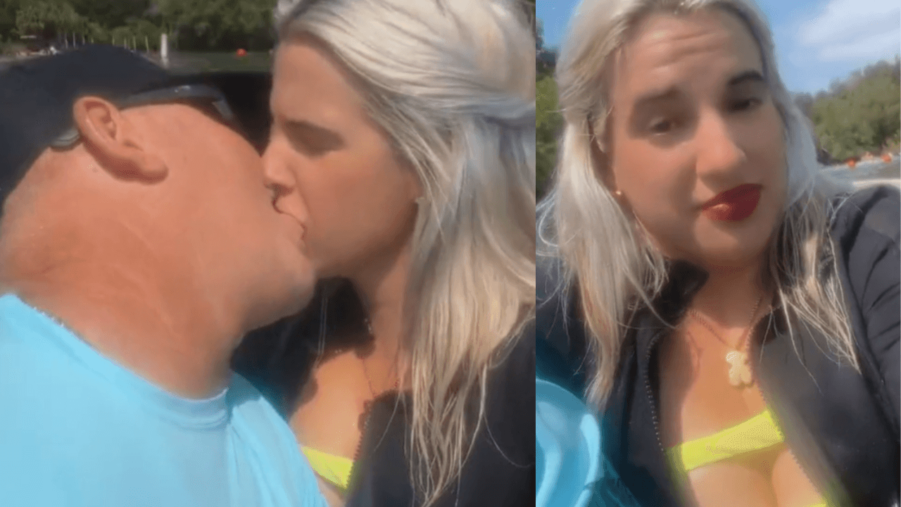 Imagen Principal de Nota: Exponen a supuesta sampedrana que casi vomita al besar a su 'sugar daddy'