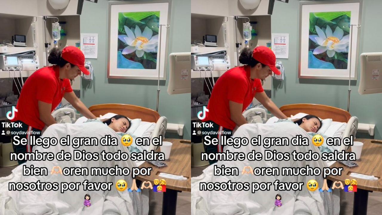 Imagen Principal de Nota: Davis Flow y el vídeo junto a Elsa Oseguera en el hospital