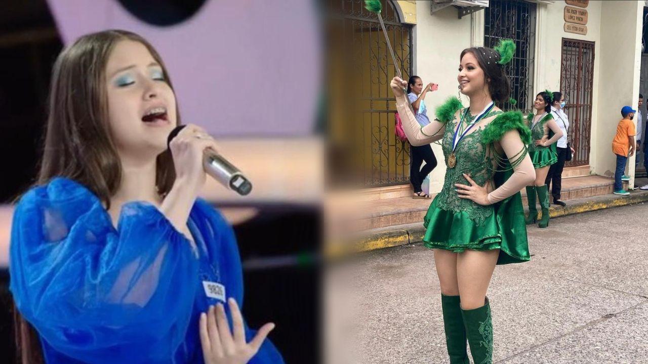 Imagen de Expalillona hondureña deslumbra a todos con su dulce voz