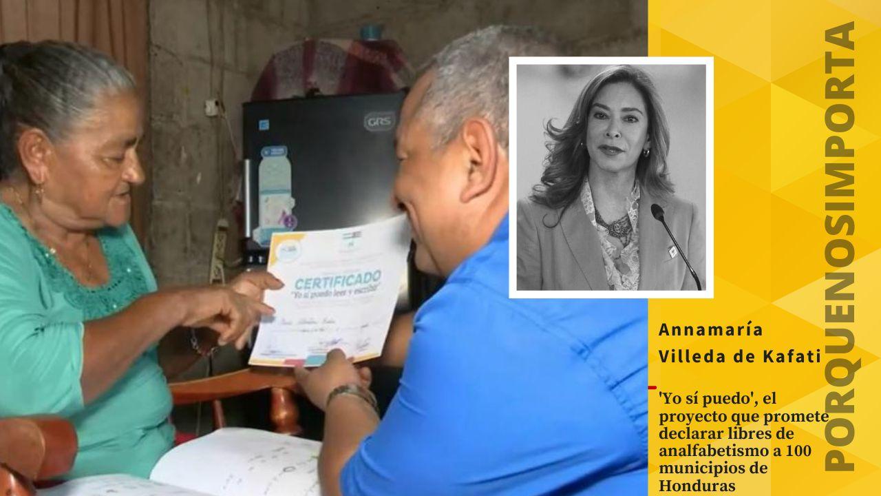 Imagen de 'Yo sí puedo', el proyecto que promete declarar libre de analfabetismo a 100 municipios de Honduras