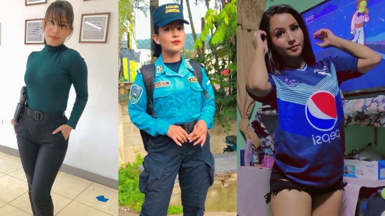 Imagen Principal de Nota: Waldy Peralta: Policía, apasionada del Club Motagua y centro de atención en Honduras
