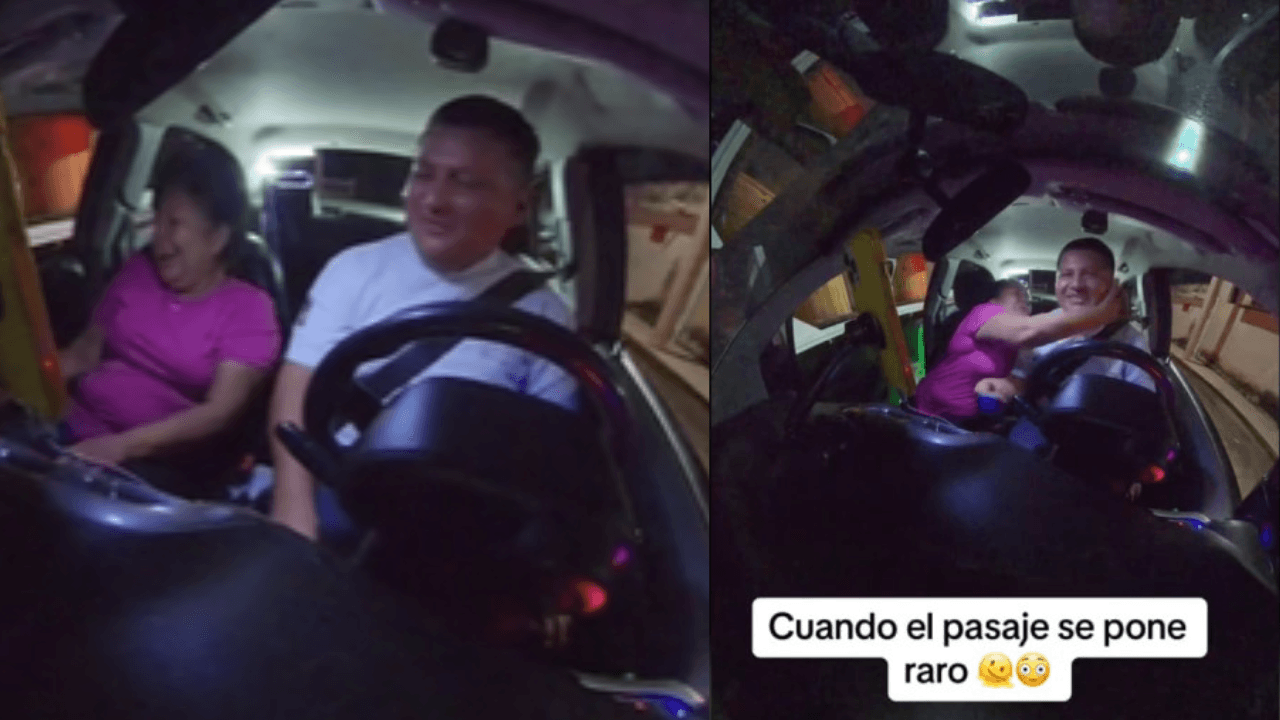 Imagen Principal de Nota: Pasajera intenta pagar con intimidad a un taxista y el video es viral
