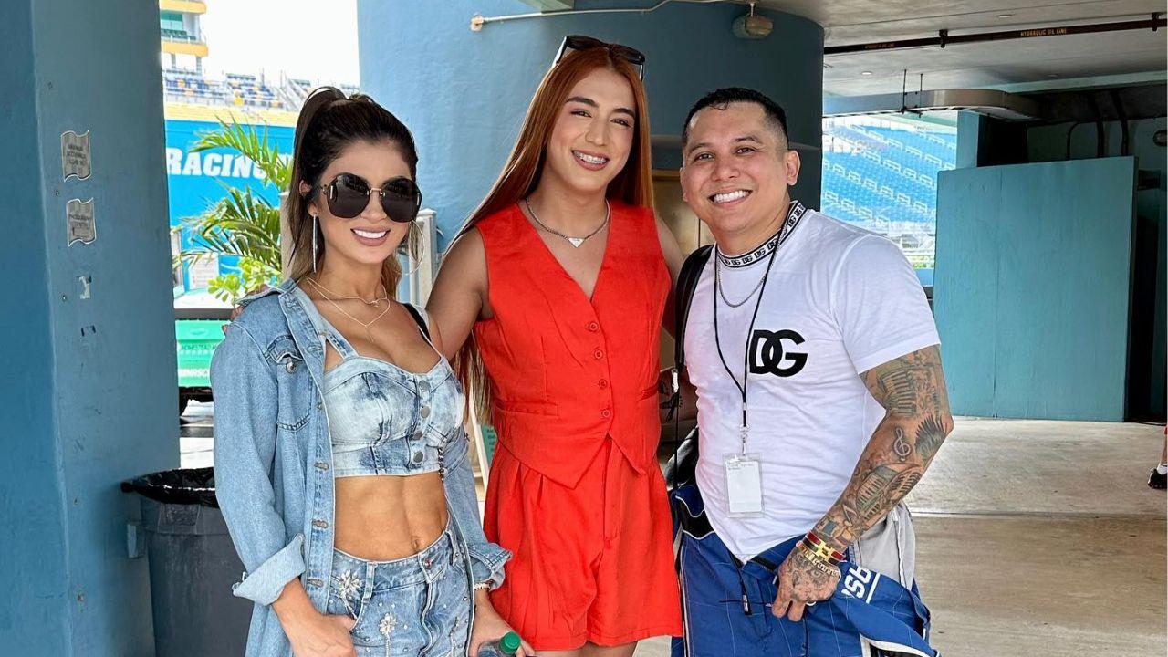 Imagen Principal de Nota: 'La Bicha Catracha' sigue imparable y posa junto Kimberly Flores y Edwin Luna