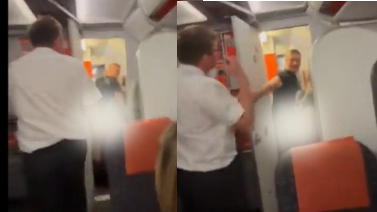 Imagen Principal de Nota: Amor en el aire… Pareja es grabada en pleno avión haciendo lo indebido