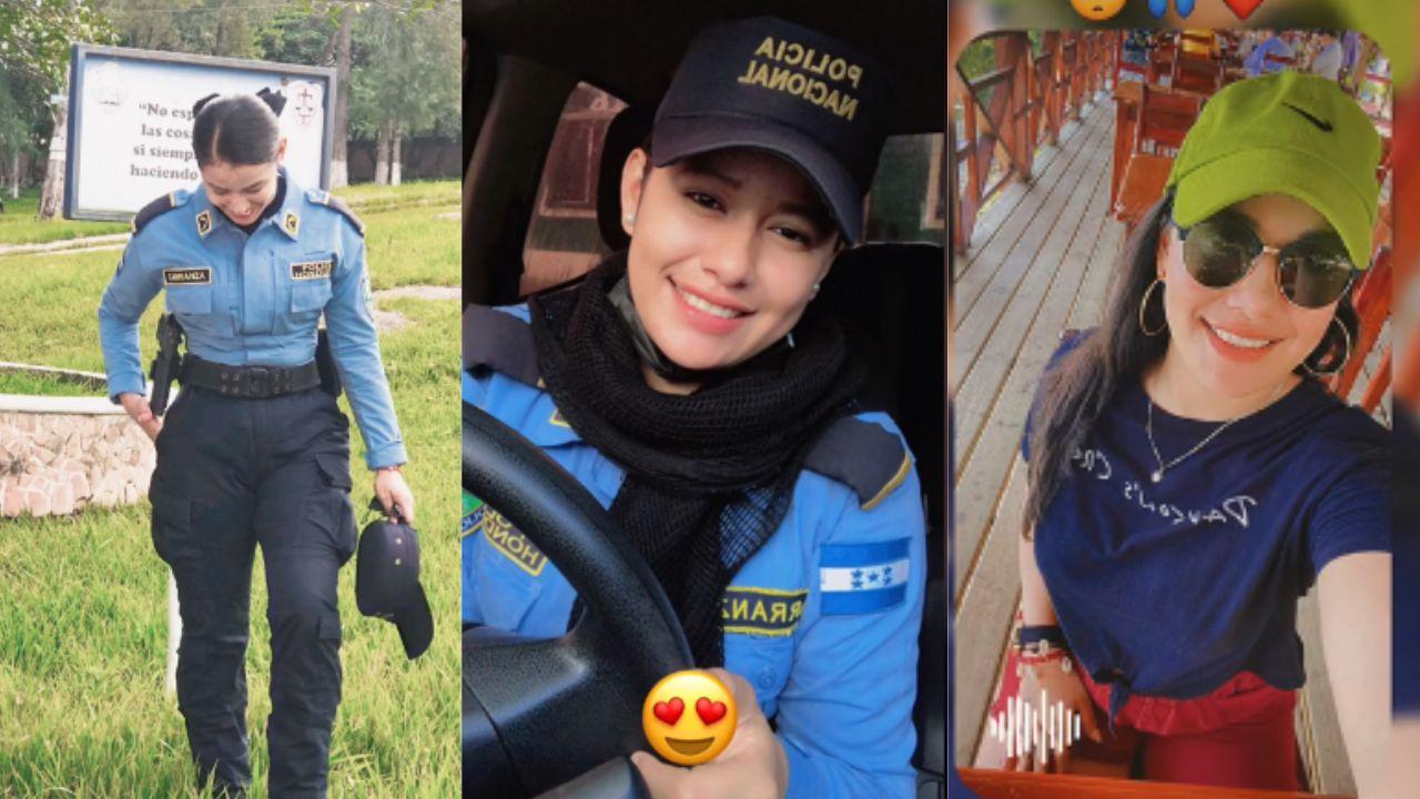 Imagen de ‘Por usted pago condena’: policía hondureña cautiva TikTok con su belleza
